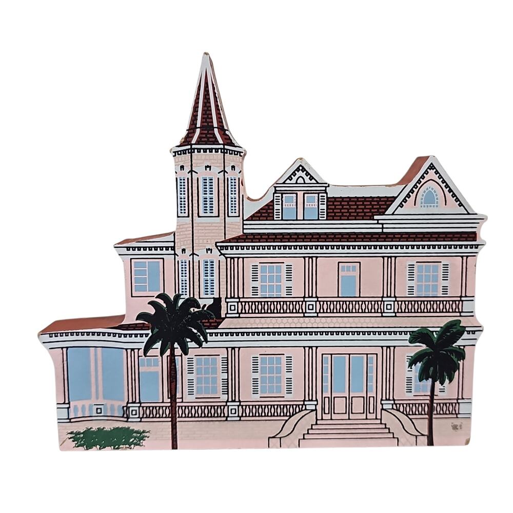 The Cats Meow Southernmost House Key West Series 1998 Pink Victorian